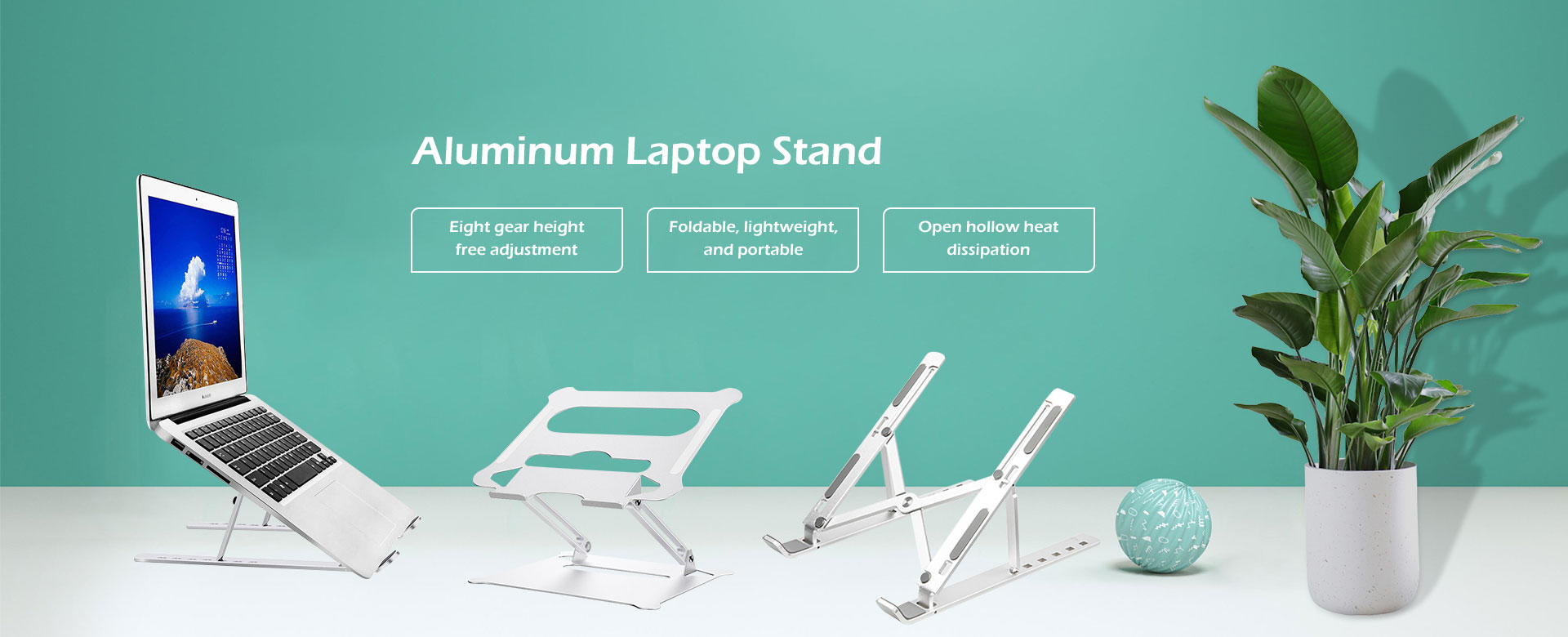 China Aluminium Laptop Stand Abakhiqizi