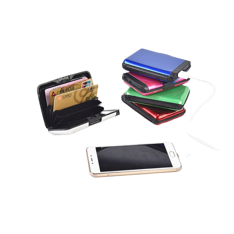 I-Aluminium Power Bank Holder Wallet