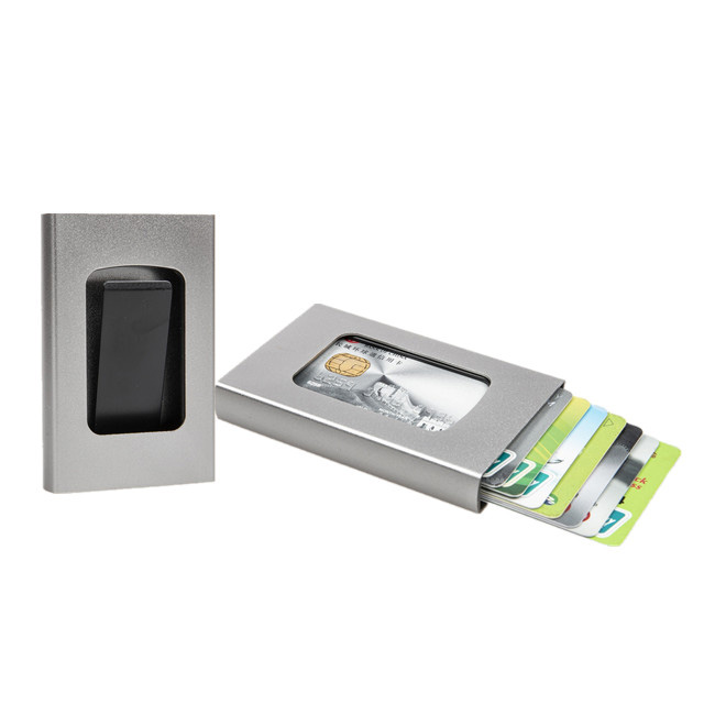 I-RFID Blacking Secure Pocket Wallet Aluminium Cash kanye Nomphathi Wekhadi